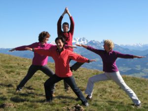 Freiluft Yoga
