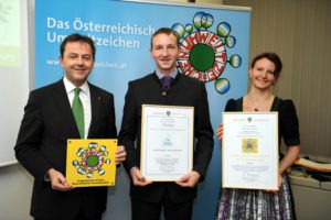 Verleihung des Umweltzeichens 2012