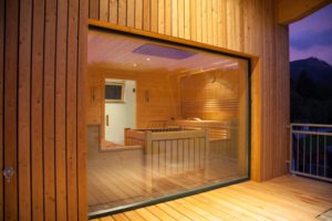 Sauna Ansicht außen