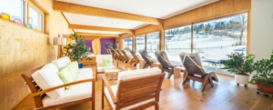 Biohotel Sommerau Ruheraum mit Blick nach draußen